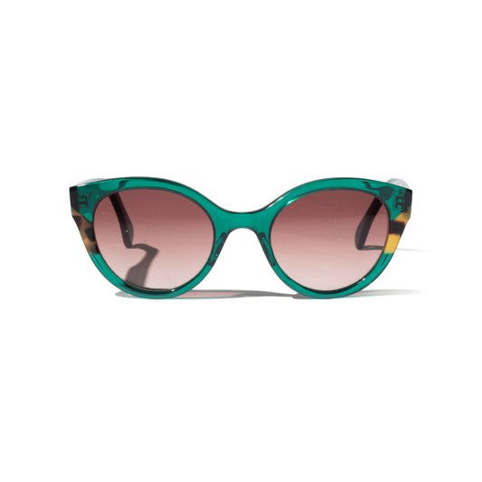 Óculos de sol Ambígua - Verde Mineral com Havana