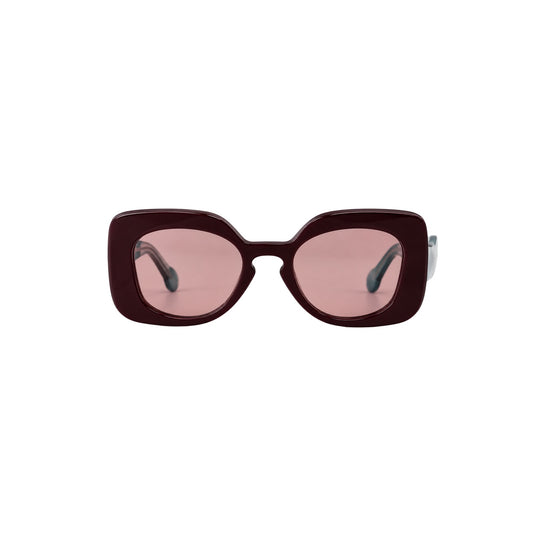 Metamorphosis — Burgundy + Soft Blue